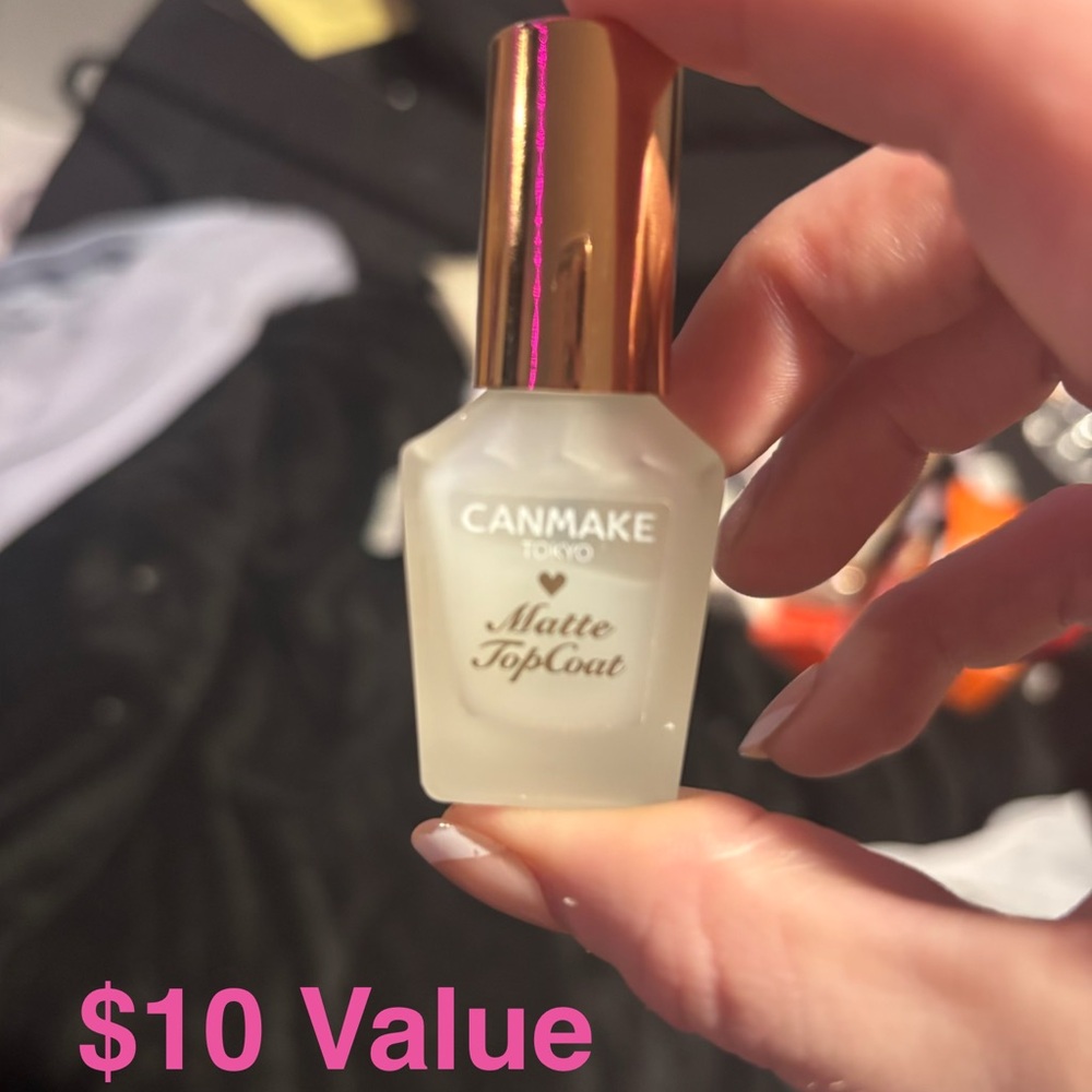 CANMAKE Matte Top Coat - Clear Matte Finish (White)